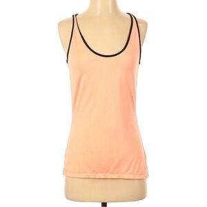 Athleta Women’s Tank Top Derek Lam IOC Active Top Peach/Black Trim Size-S